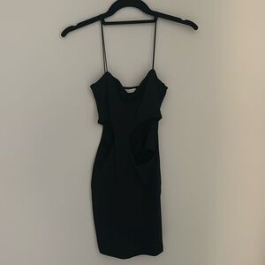 Zara cut out mini dressers cut out mini dress. Size s